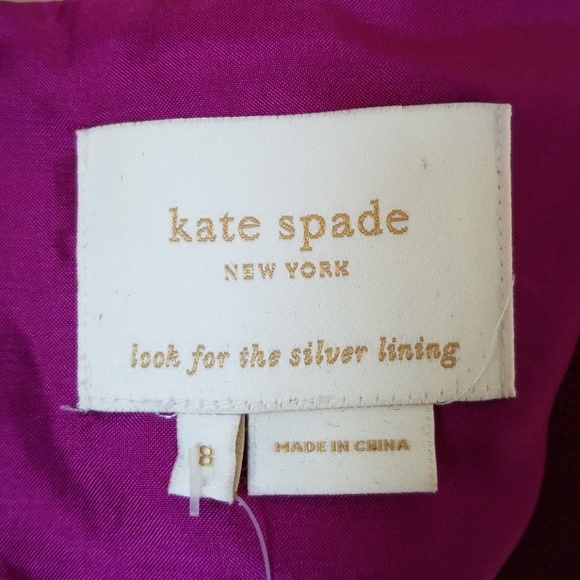 Kate Spade Blaine Dress in pink (magenta) size 8 - Picture 3 of 5